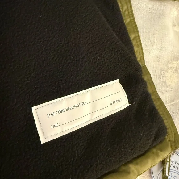 Whales Tail Girl’s Youth Olive Green Hooded Puffer Jacket, Sz medium, NWT. - Picture 10 of 11